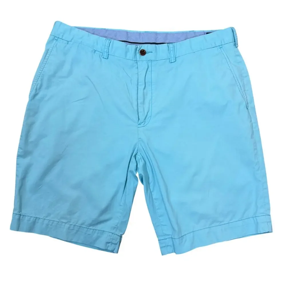 Polo Ralph Lauren Classic Fit Chino Shorts Men’s 36 Aqua Blue Cotton 9”